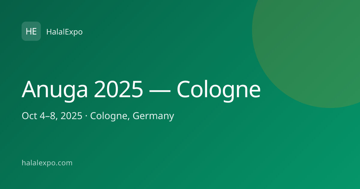 Anuga 2025 — Cologne