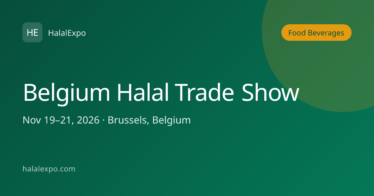Belgium Halal Trade Show