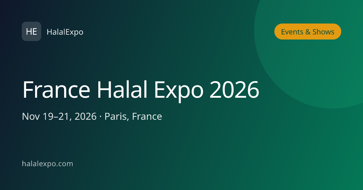 France Halal Expo 2026