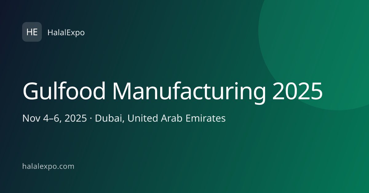 Gulfood Manufacturing 2025