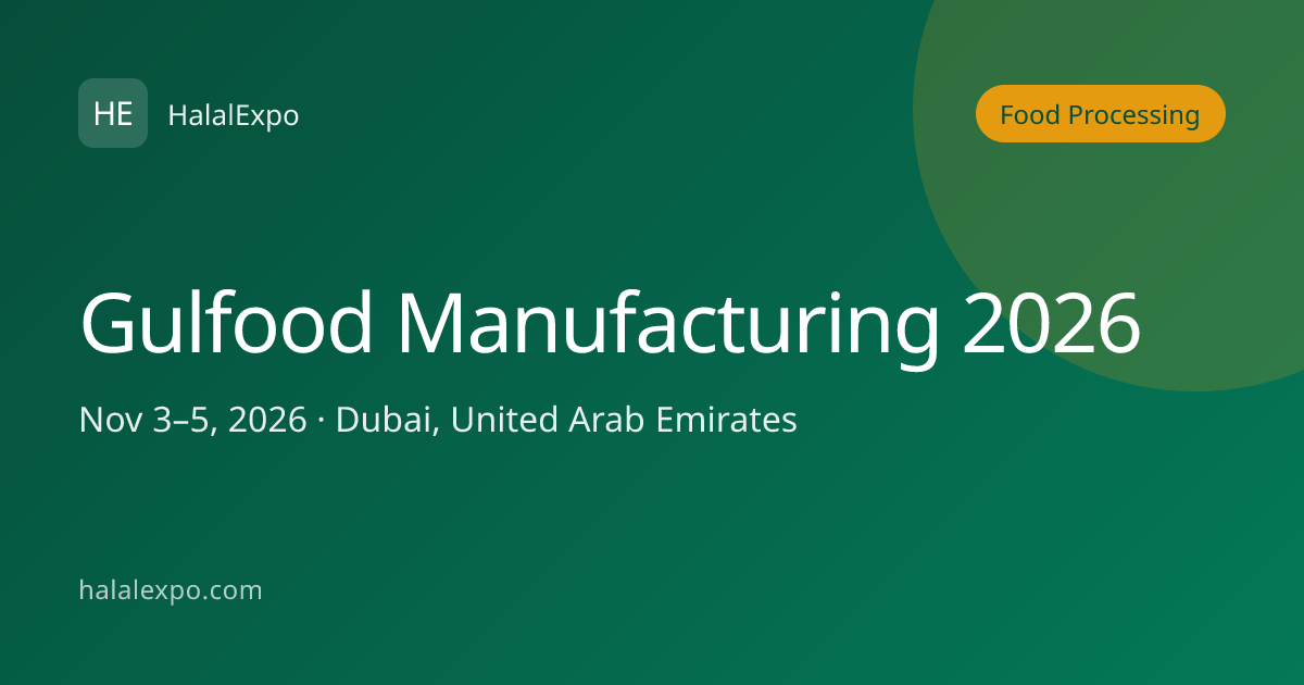 Gulfood Manufacturing 2026