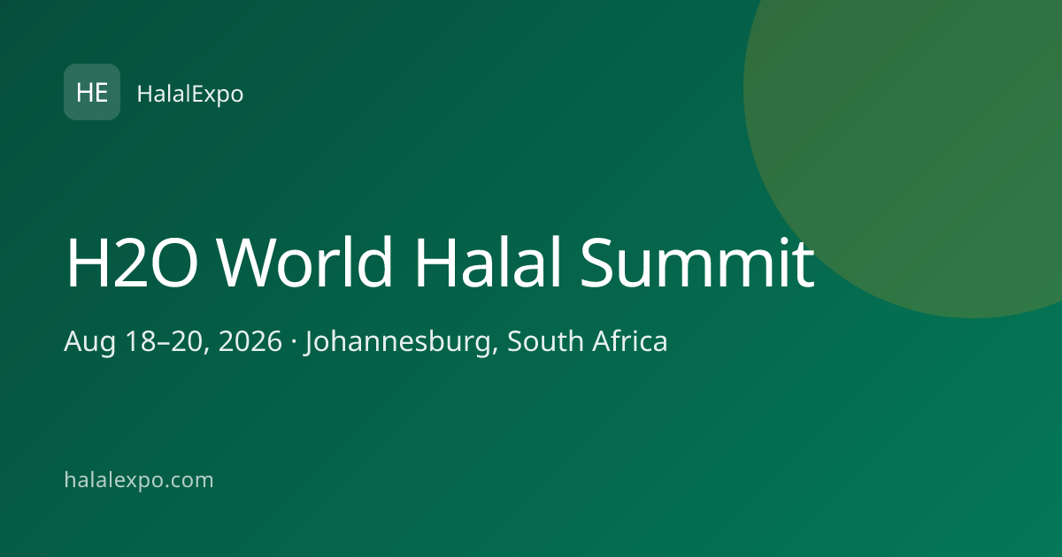 H2O World Halal Summit