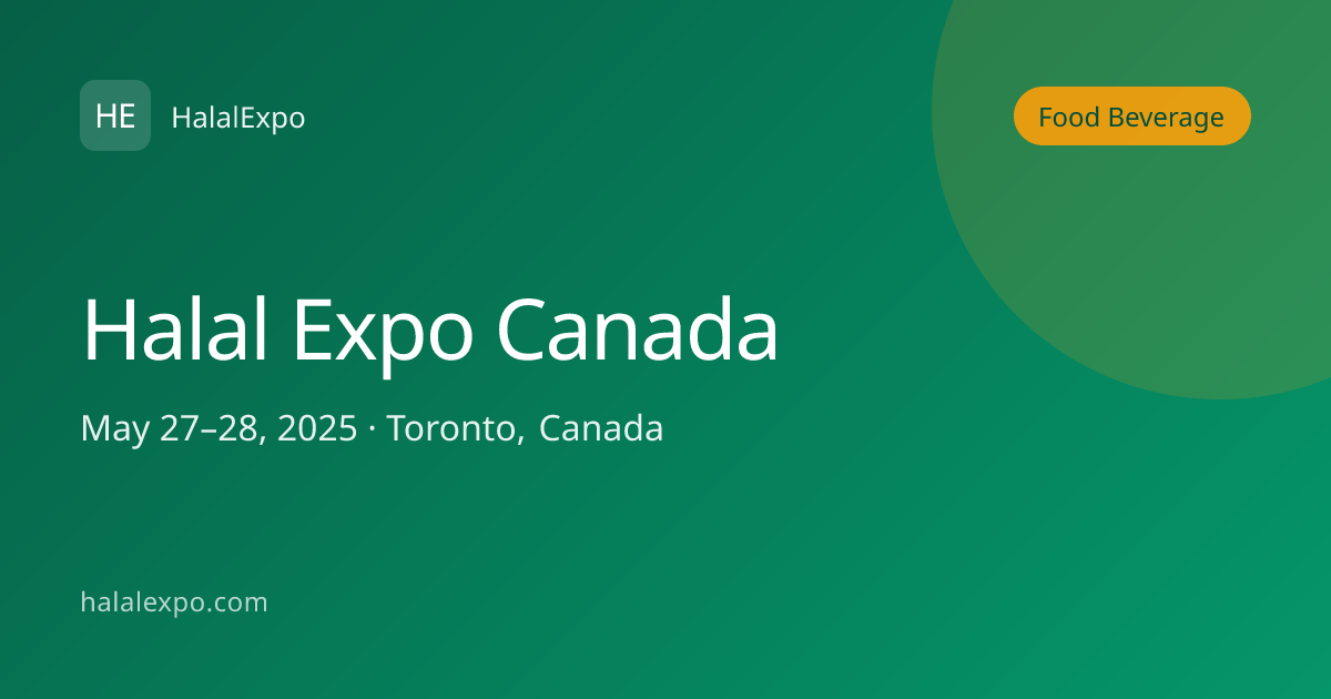 Halal Expo Canada