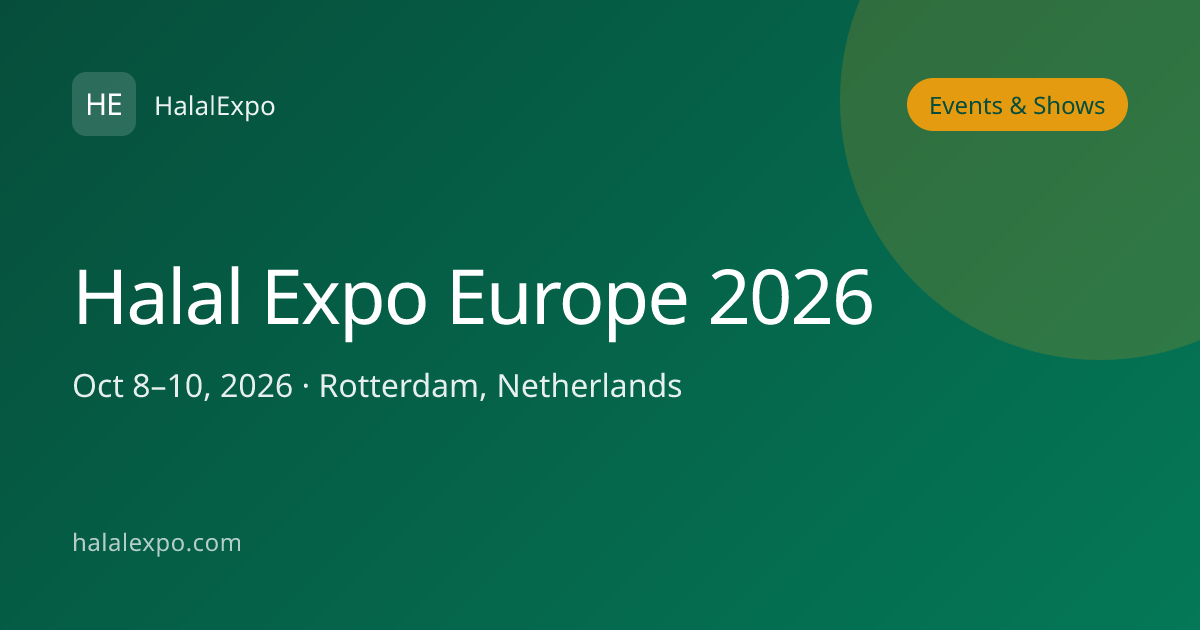 Halal Expo Europe 2026