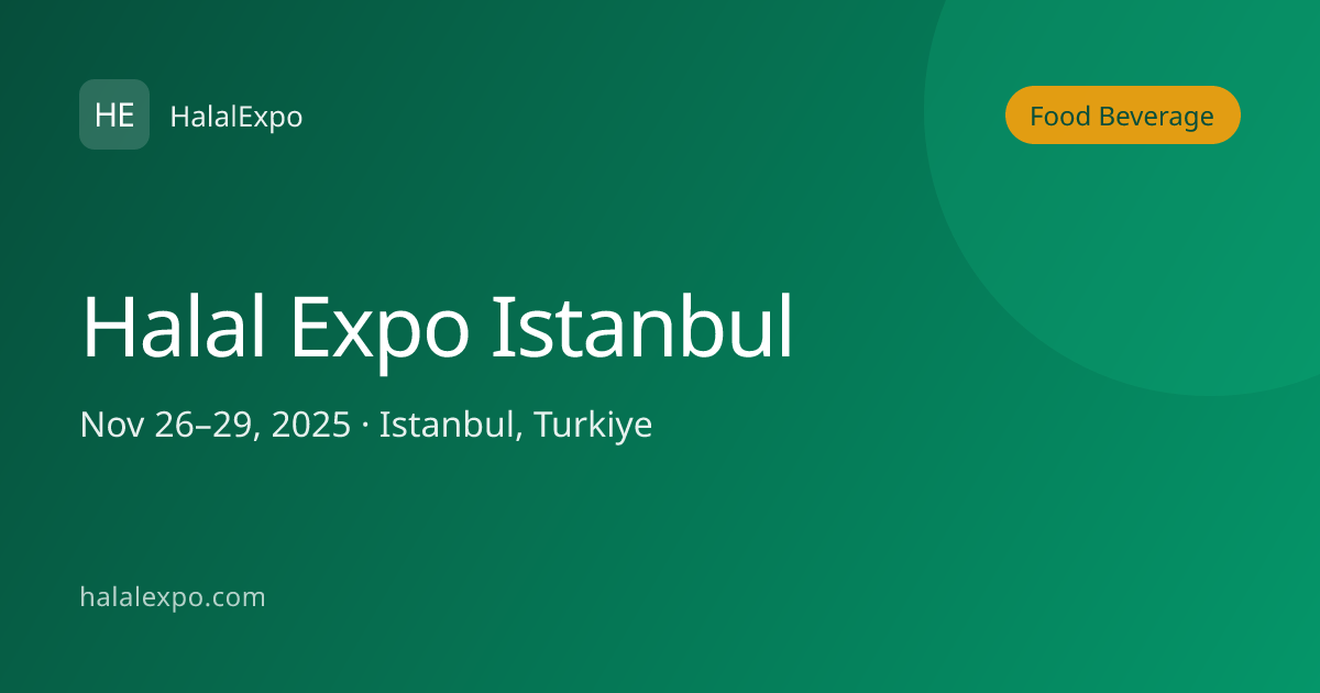 Halal Expo Istanbul