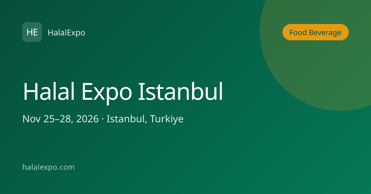 Halal Expo Istanbul
