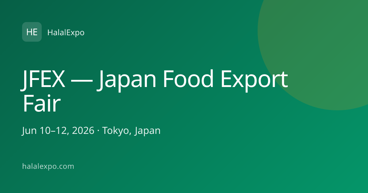 JFEX — Japan Food Export Fair