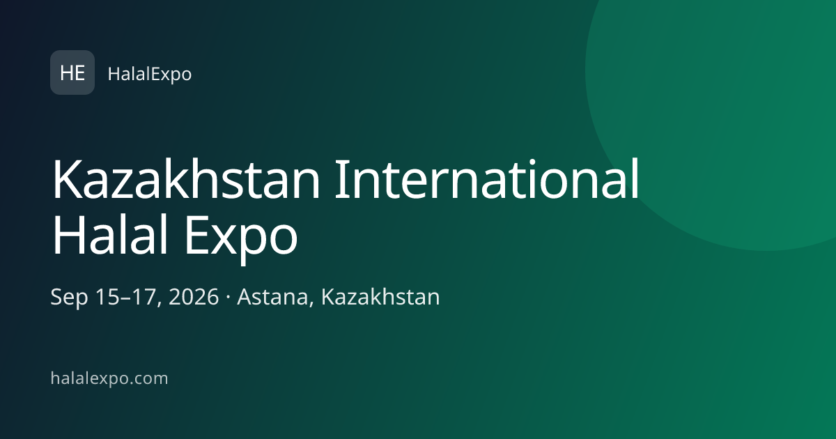Kazakhstan International Halal Expo
