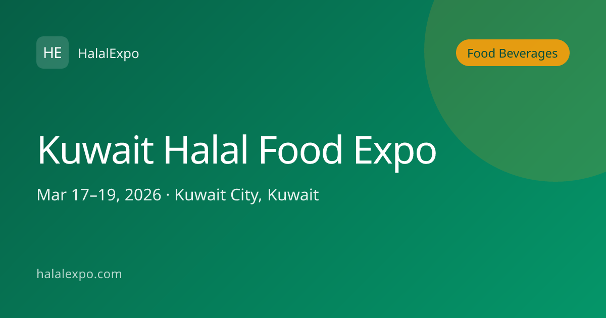 Kuwait Halal Food Expo