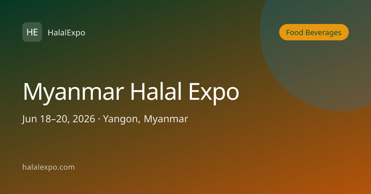 Myanmar Halal Expo