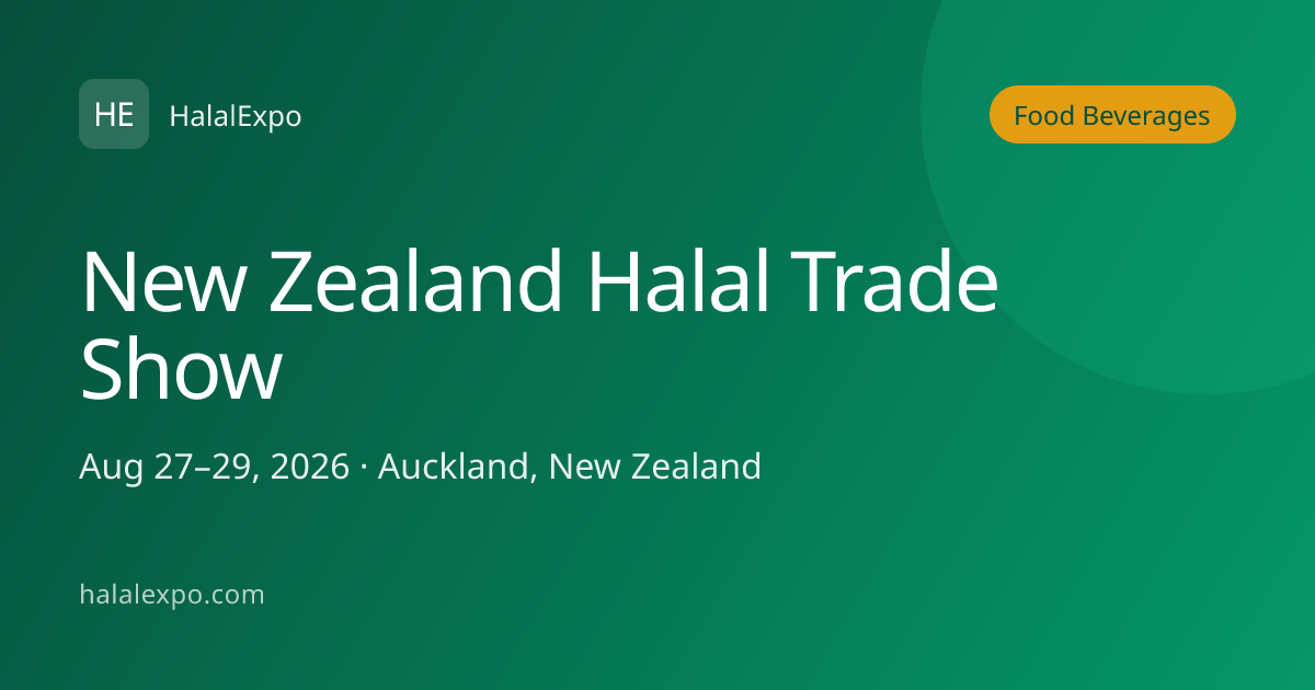 New Zealand Halal Trade Show