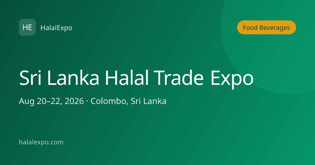 Sri Lanka Halal Trade Expo