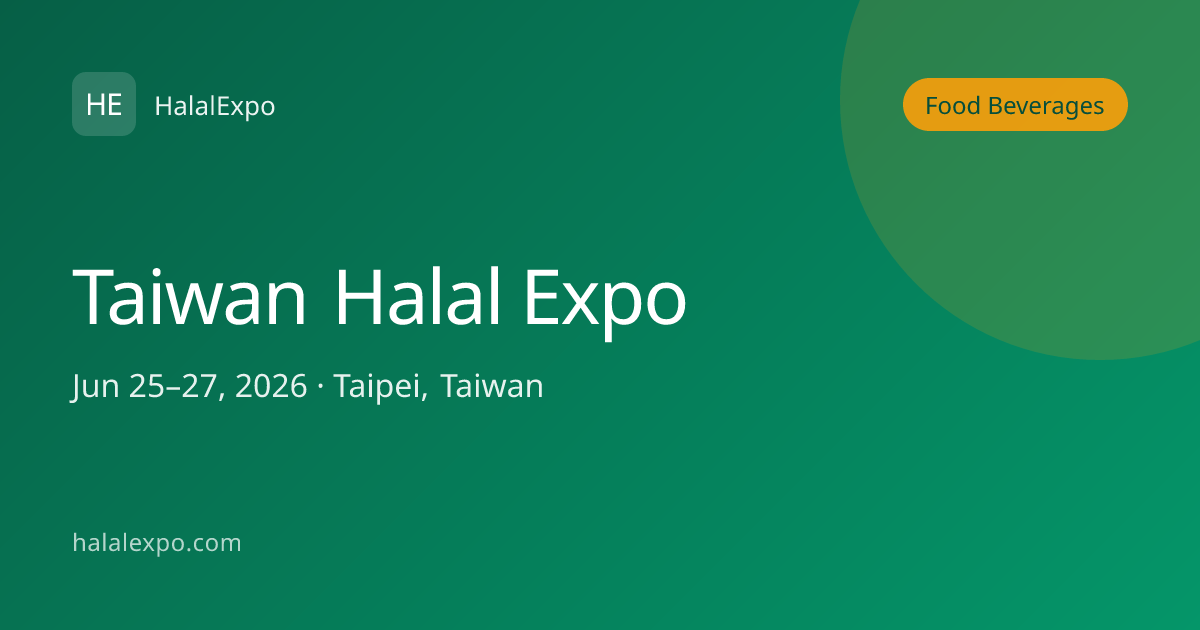 Taiwan Halal Expo